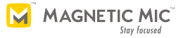 Magnetic Mic Horizontal Logo For Use W White Background 250px