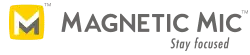 Magnetic Mic Horizontal Logo For Use W White Background 250px